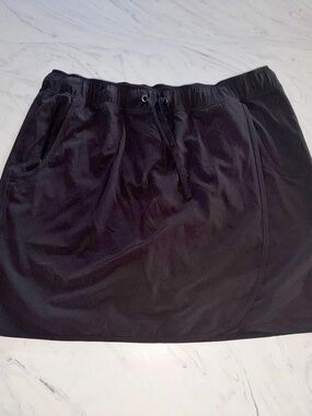 Patagonia Fleetwith Skort Black Mini Skirt Large